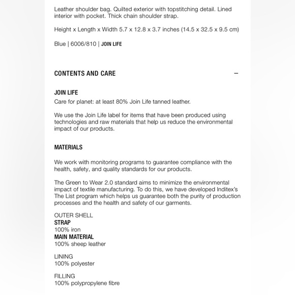 ✨ZARA✨Tan Leather Quilted Chain Strap Shoulder Bag - Picture 6 of 8